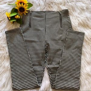 Paris Love Gingham Zip Pants